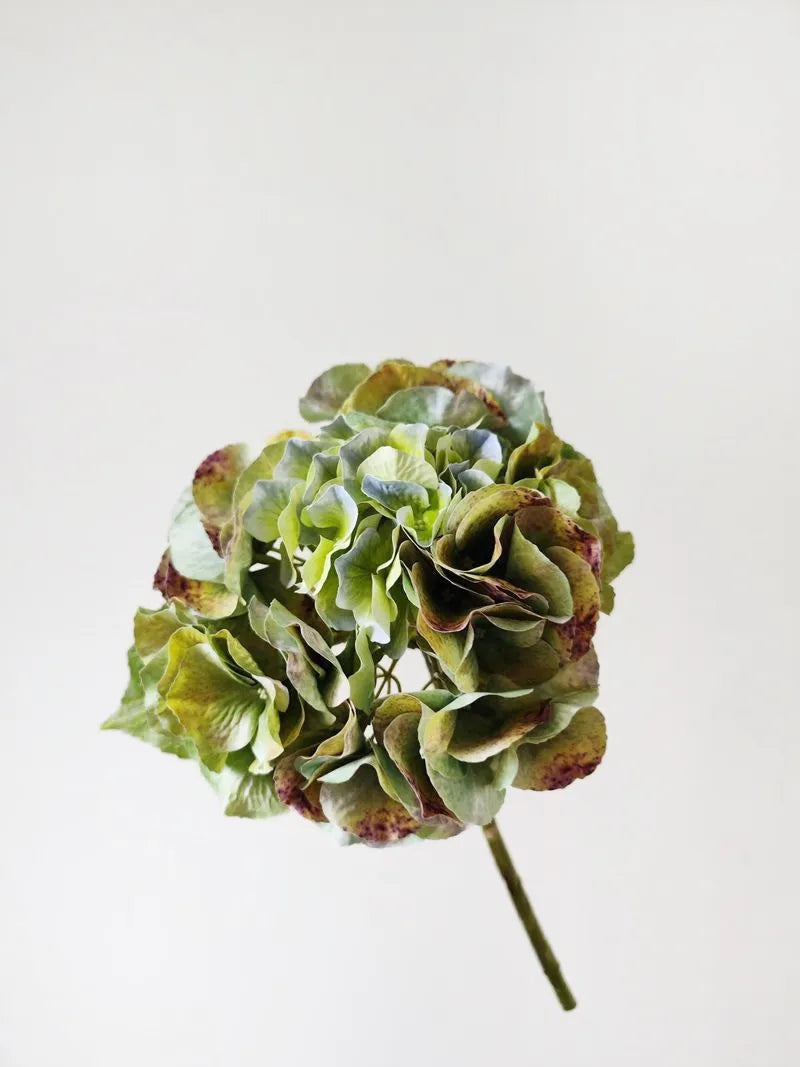 リアルタッチ 薄紫色のアジサイ ステム-21"