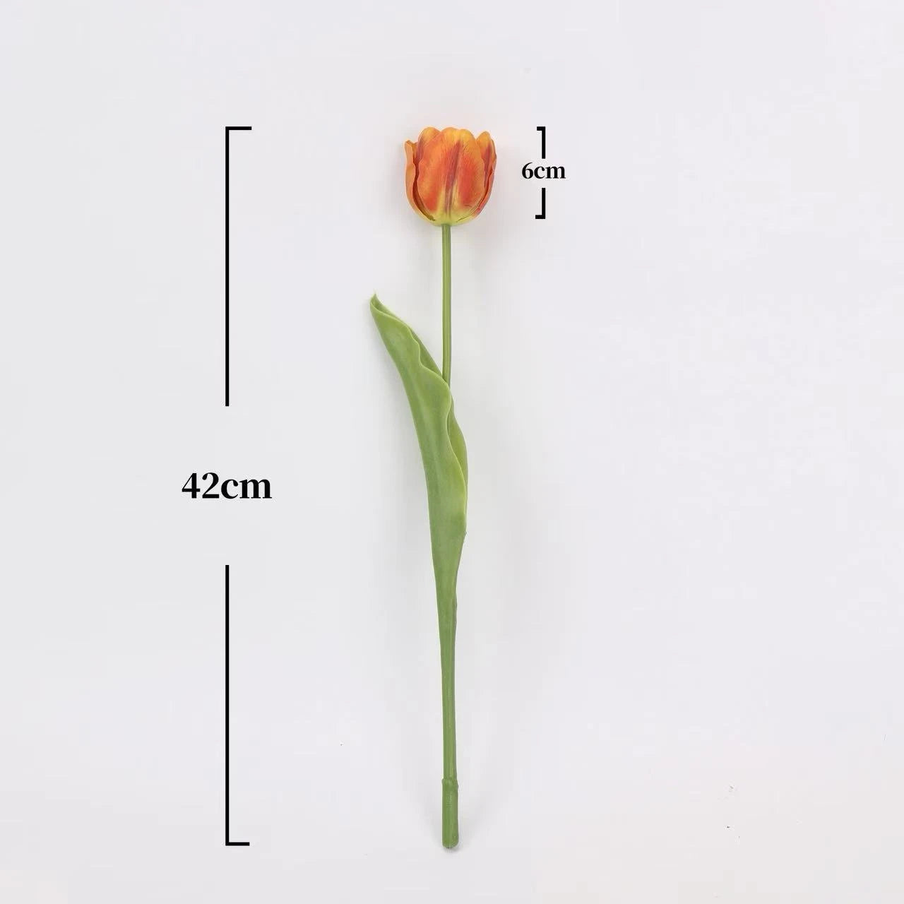 Real Touch Petite Tulip Flower Stem – 17"/42cm