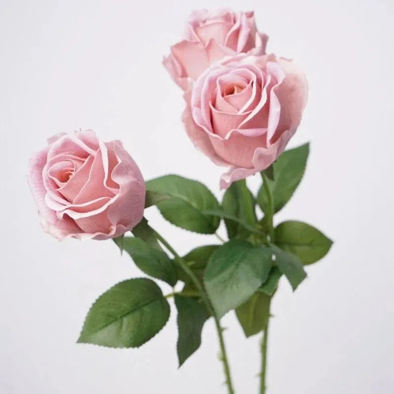 Real Touch Pink Lady Rose Stem  –25"