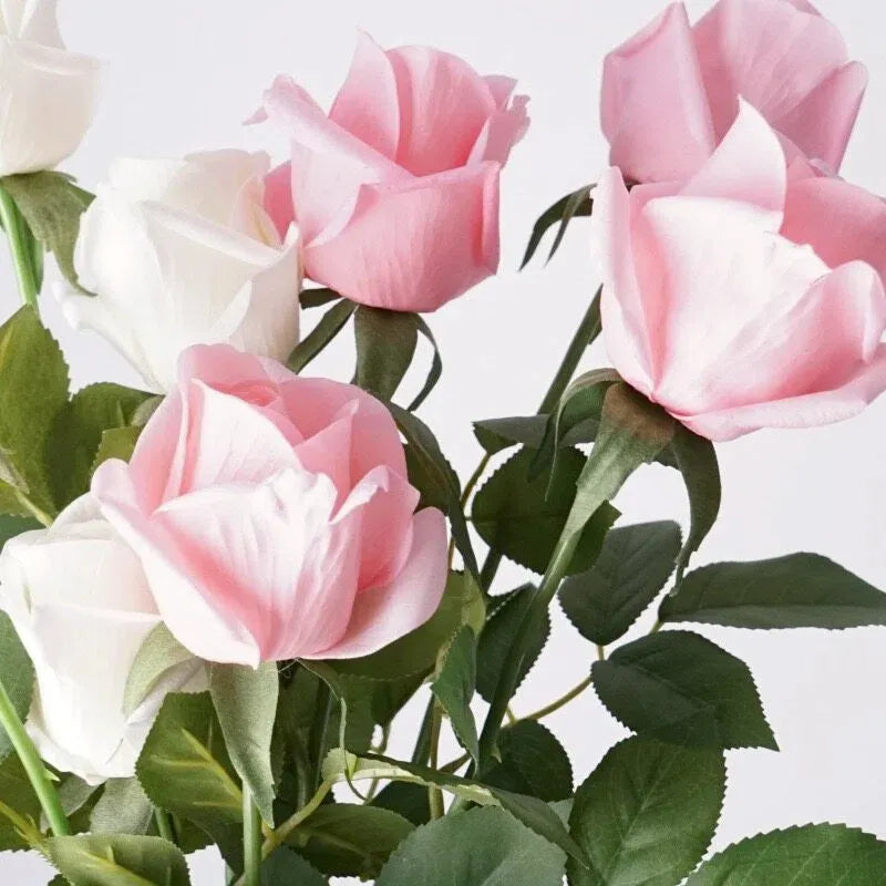 Real Touch Pink Lady Rose Stem  –25"