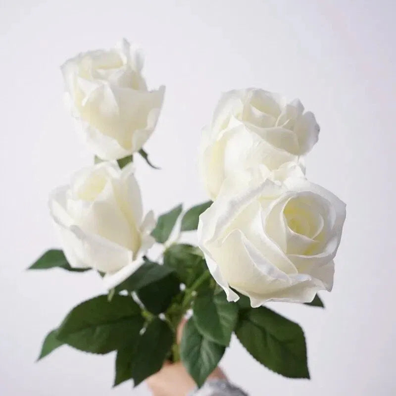 Real Touch Pink Lady Rose Stem  –25"