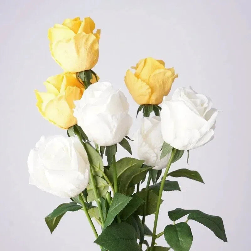 Real Touch Pink Lady Rose Stem  –25"