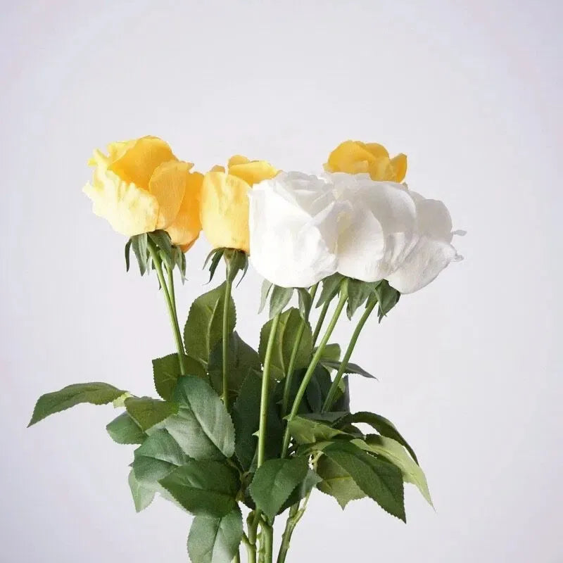 Real Touch Pink Lady Rose Stem  –25"