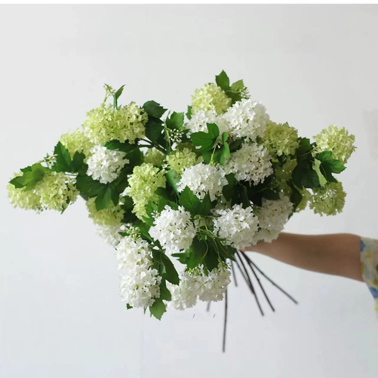 Real Touch  Snowball Hydrangea Stem – 31"