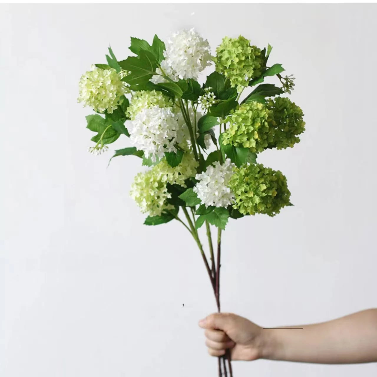 Real Touch  Snowball Hydrangea Stem – 31"