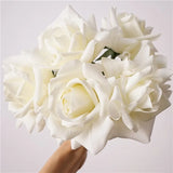 リアルタッチ タイタニック ローズ ブーケ – 5本の茎