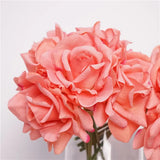リアルタッチ タイタニック ローズ ブーケ – 5本の茎