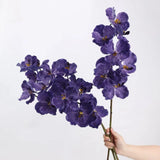 Echte Vanda-Orchidee – Dunkelviolett 81 cm