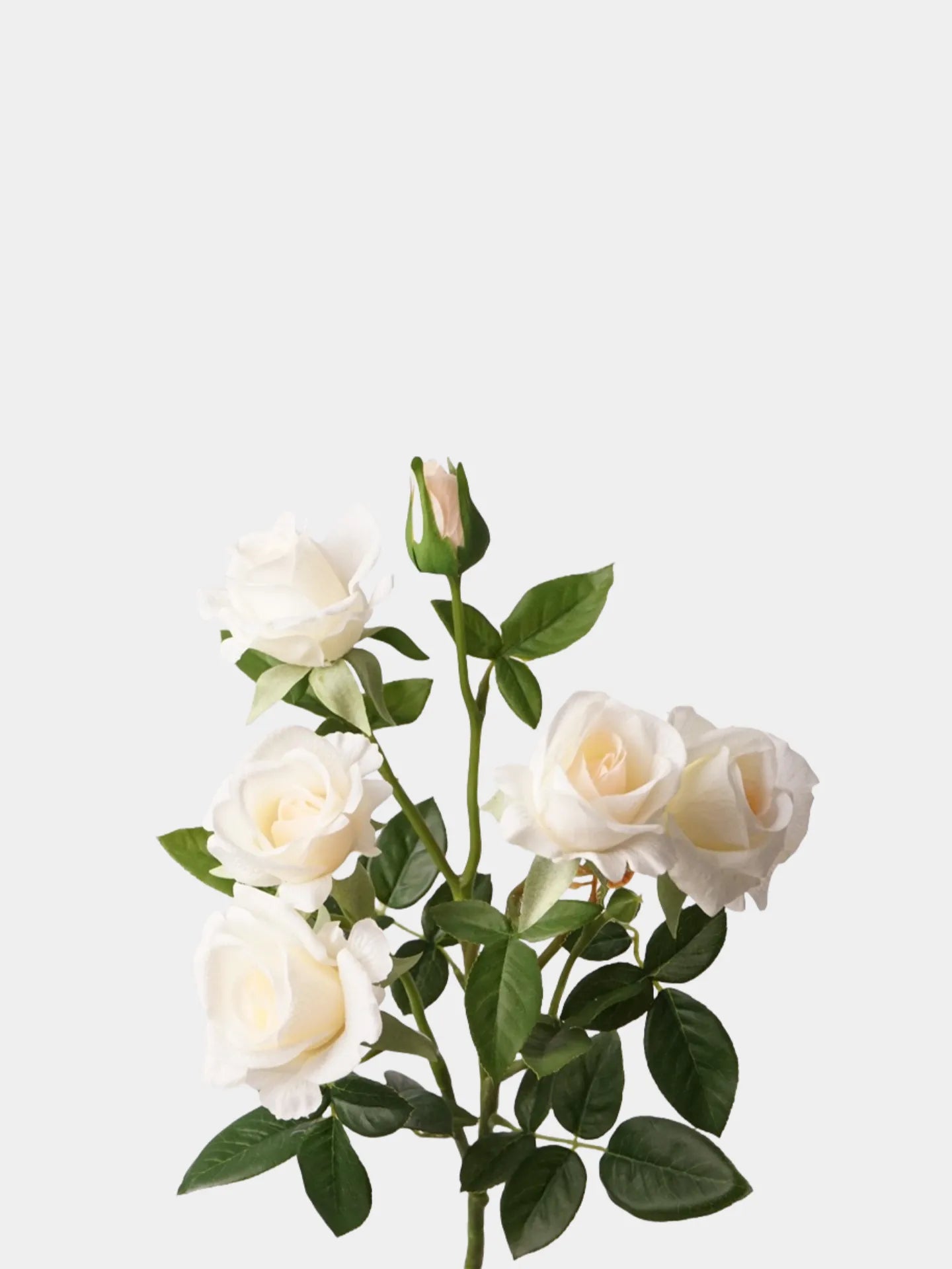 Real Touch Artificial Multi-Headed Roses -Red/Pink/White