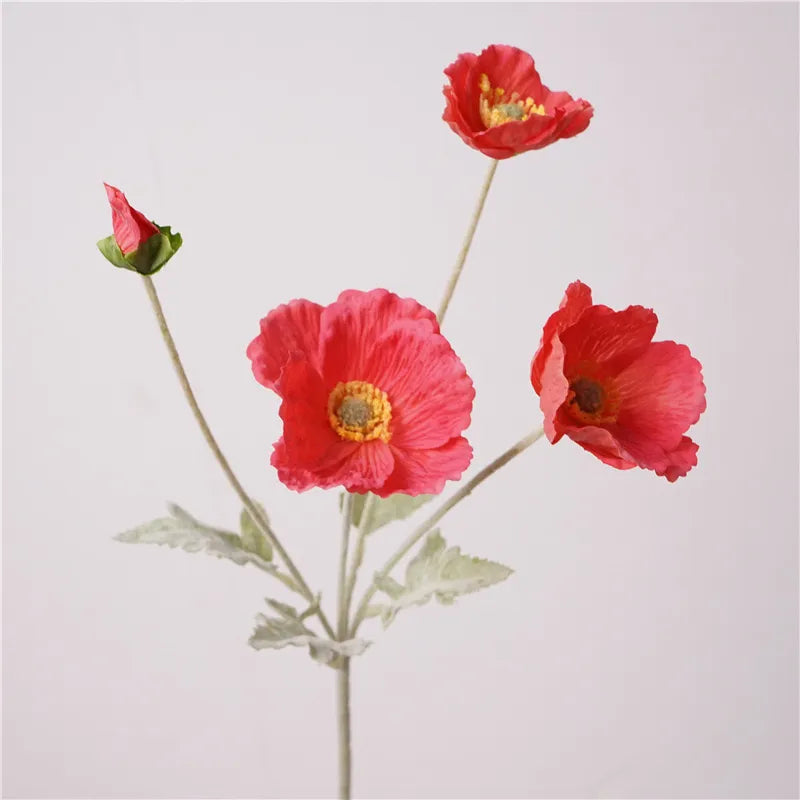 本物のような質感のポピーの花