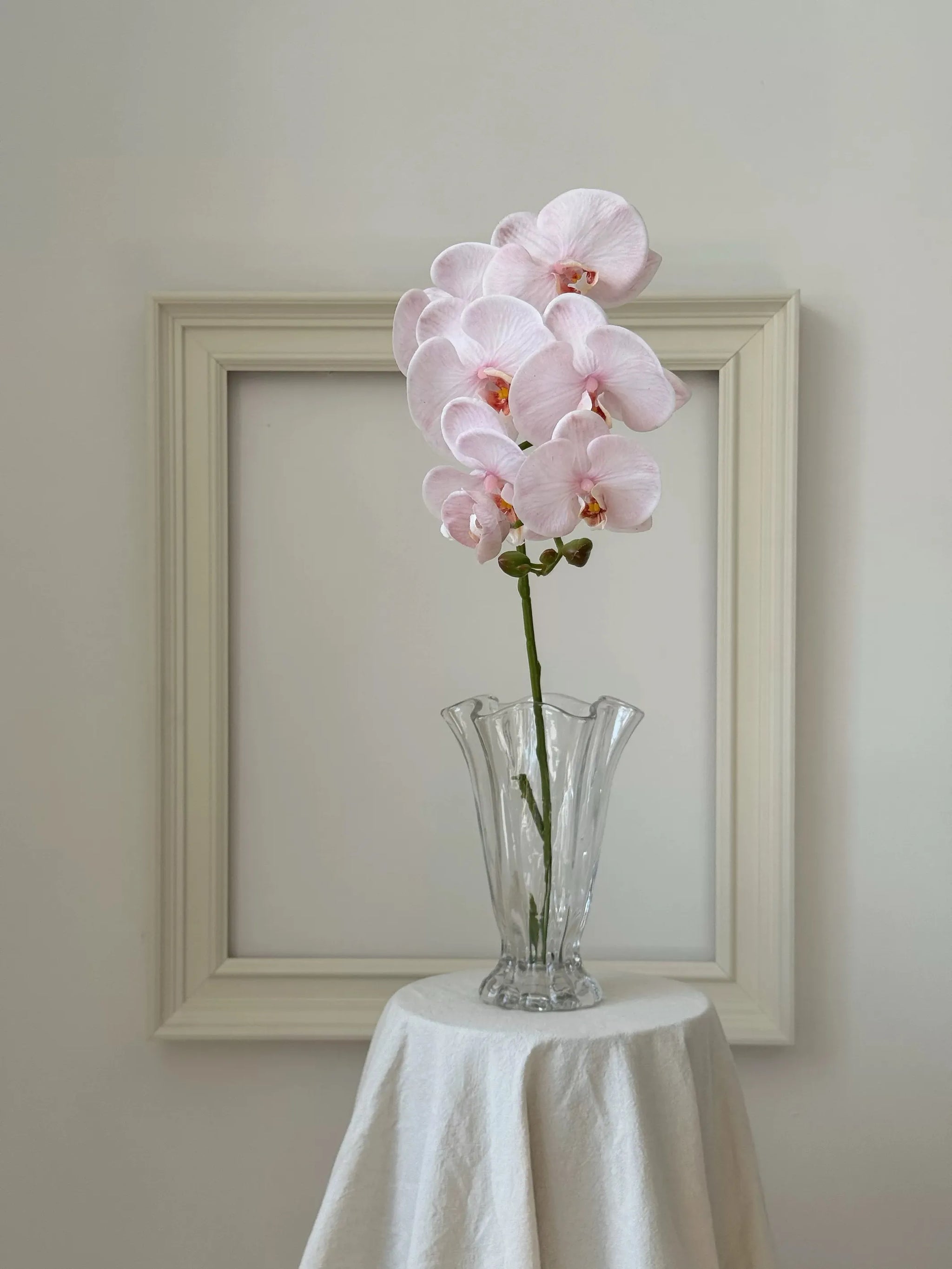 リアルタッチフェイク大きなバタフライオーキッドの花 – ピンク