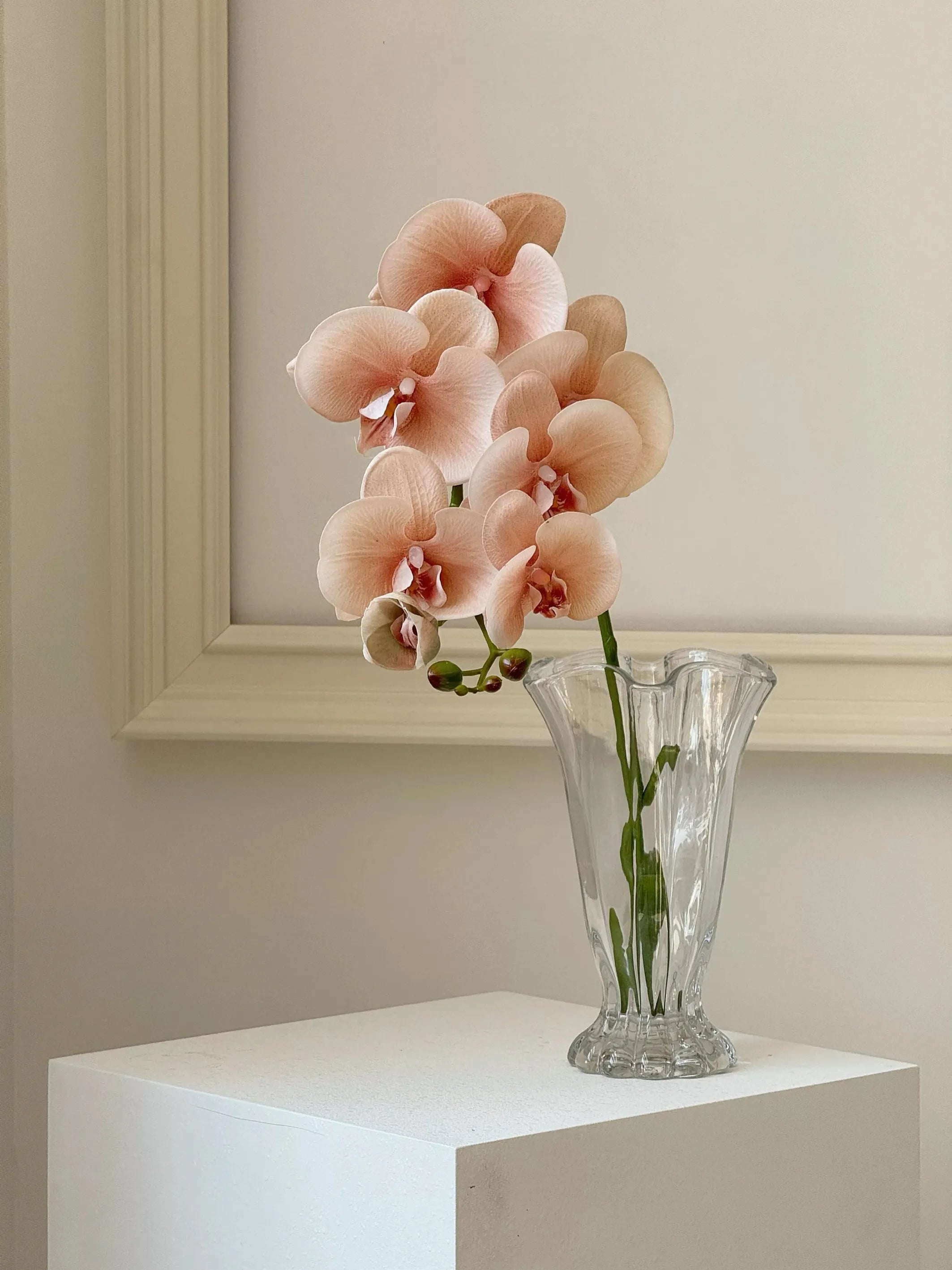 Real Touch Faux Large Butterfly Orchid Flower –Pink