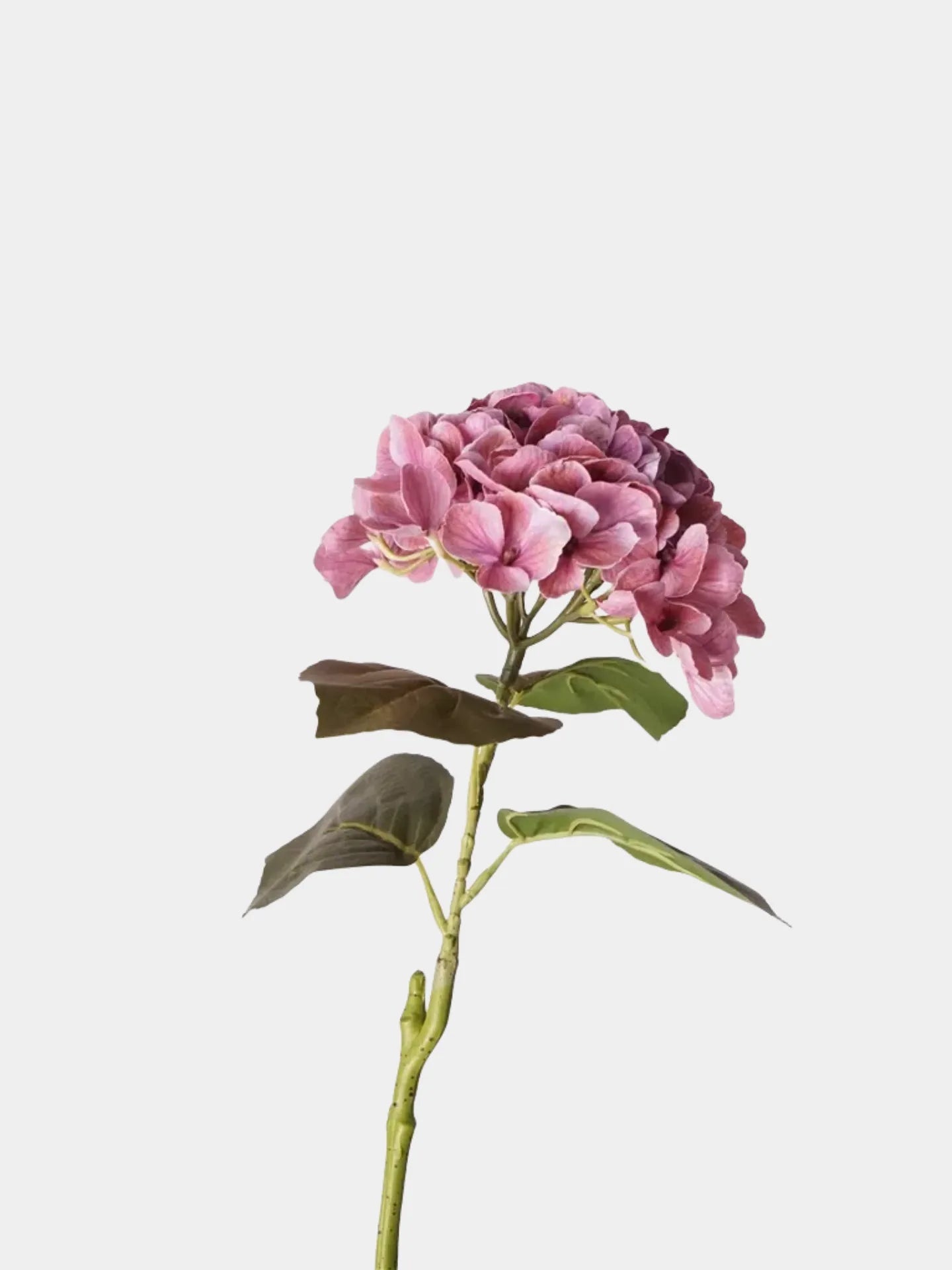 Real Touch künstlicher Hortensienzweig, riesig – Mauve, 63 cm