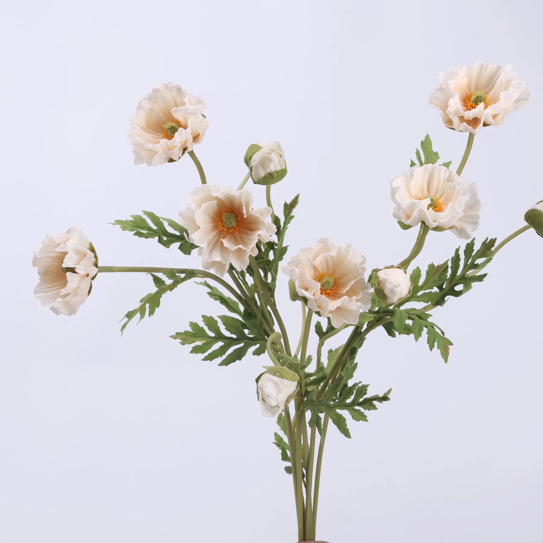Real Touch Large Poppy Flower –Nude Pink 22.4"