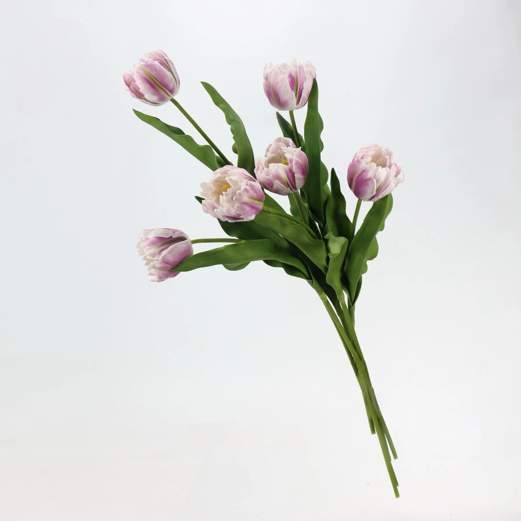 Real Touch Parrot Tulip Flower – Light Purple 23.6"