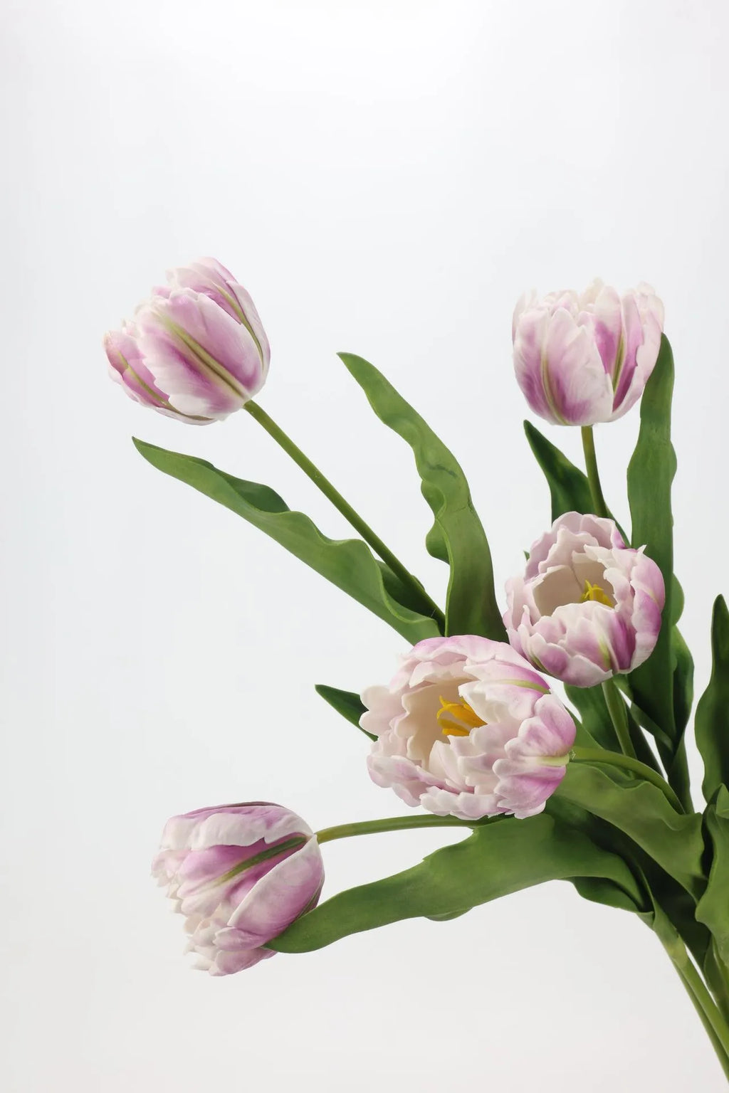 Real Touch Parrot Tulip Flower – Light Purple 23.6"