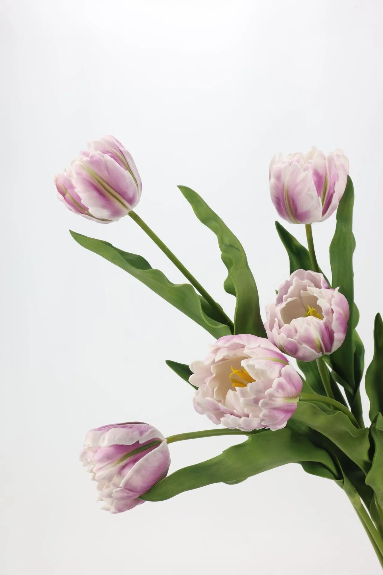 Real Touch Parrot Tulip Flower – Light Purple 23.6"
