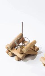 Rustic Natural Driftwood Bonfire Incense Holder