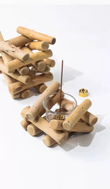 Rustic Natural Driftwood Bonfire Incense Holder