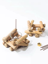 Rustic Natural Driftwood Bonfire Incense Holder