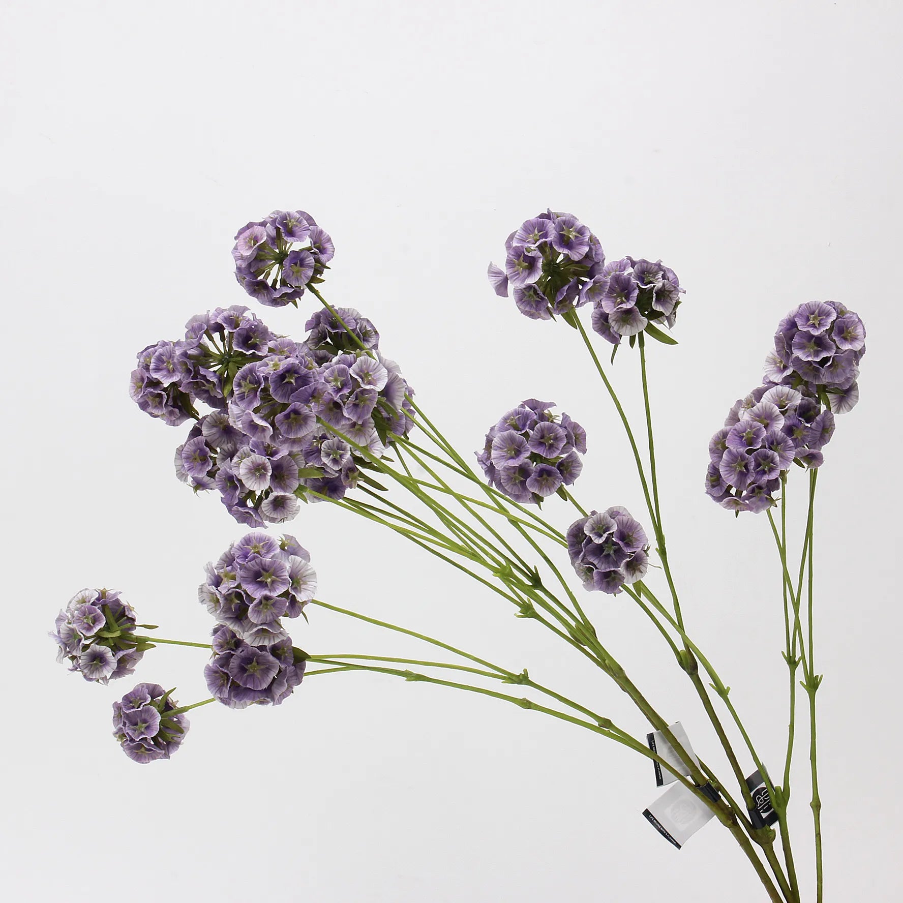 Faux Scabiosa Seed Pod Flower -Purple 24.8"