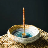 Artistic Vintage Ceramic Incense Holder