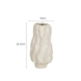 波形セラミック花瓶