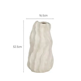 波形セラミック花瓶