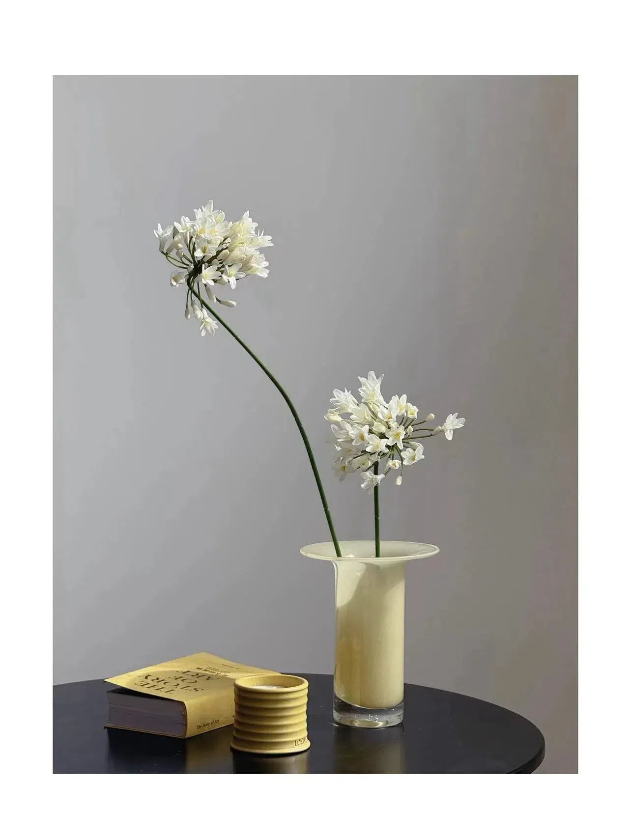 White Agapanthus -Artificial Floral Arrangements in Vases