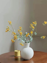 Yellow Artificial Wildflower Spray – 79cm