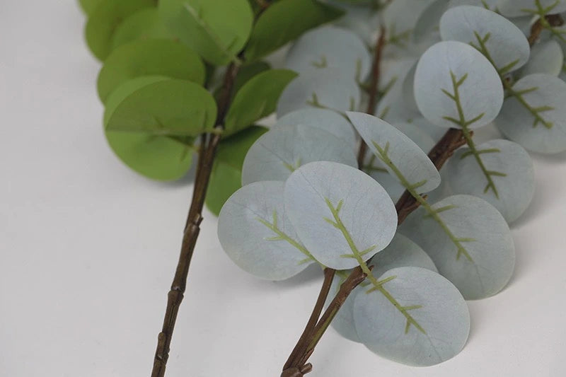 Artificial eucalyptus leaf detail