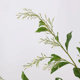 White artificial lover grass flower detail