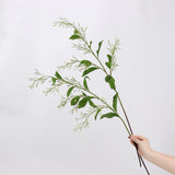 Artificial reed lover grass stem in white, 87 cm