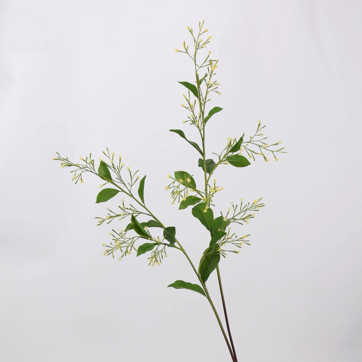 Artificial reed lover grass stem in yellow, 87 cm