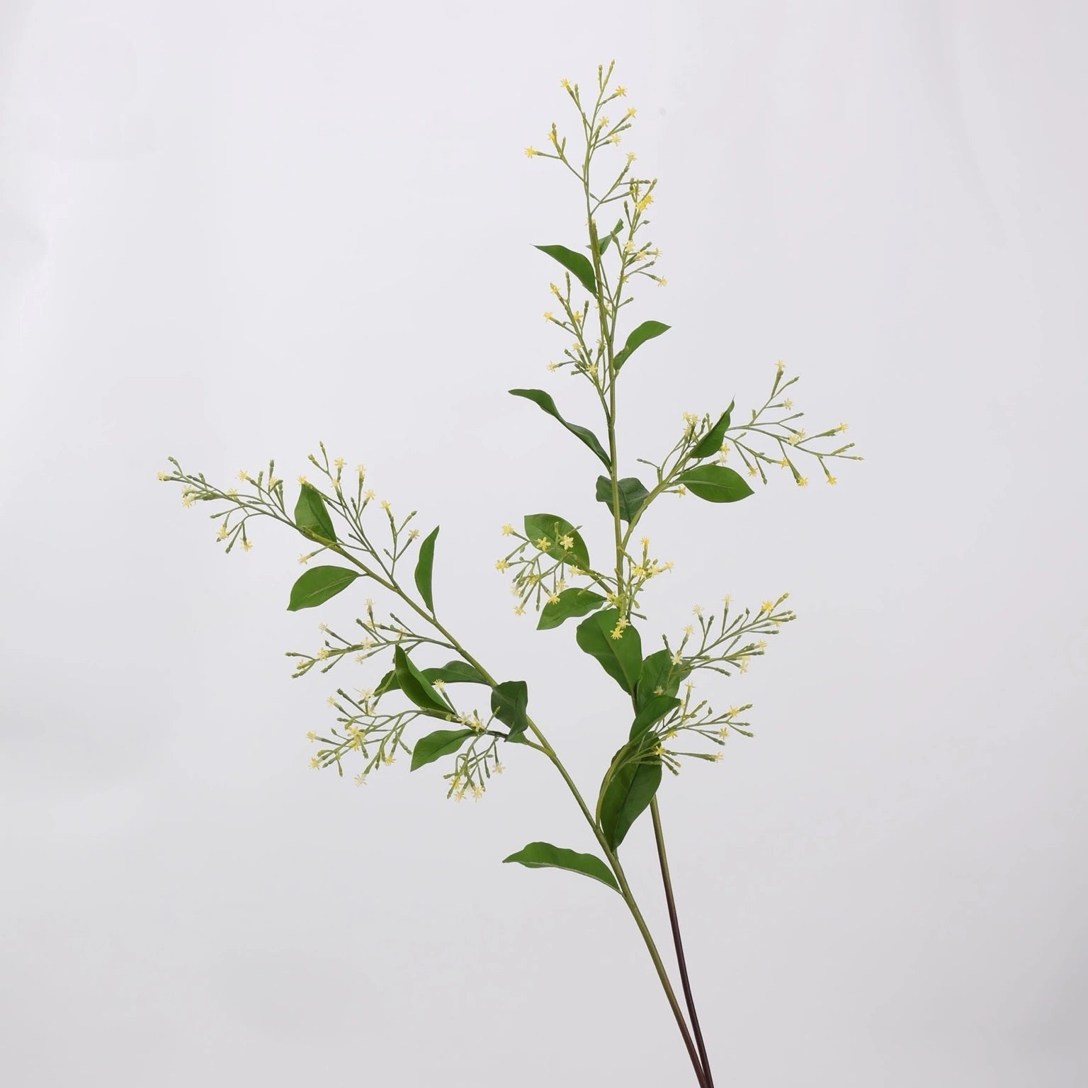 Artificial reed lover grass stem in yellow, 87 cm