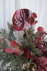 Ember faux flower arrangement - detail and interior view 3