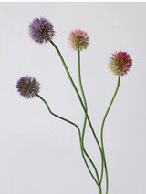 Assorted faux allium stems in mixed colours
