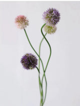 Mixed purple and pink faux allium stems