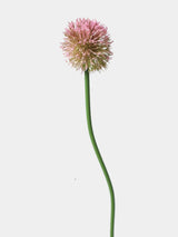 Faux allium stem in light pink