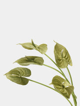 Faux anthurium green detail 2 – 60 cm