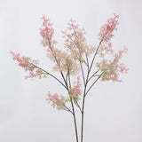 Pink faux asparagus fern branches