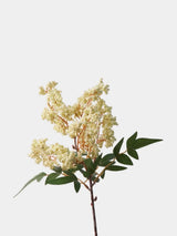 Faux beautyberry stem in creamy white, 44 cm