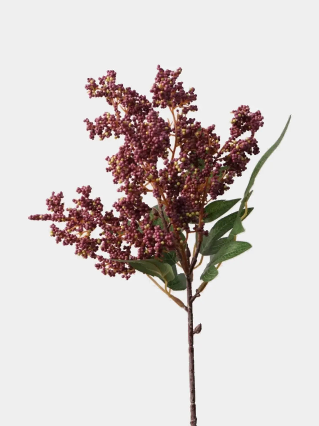 Faux beautyberry stem in purple, 44 cm