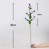 Faux clematis flower stem 86 cm size guide