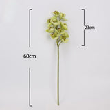 Faux cymbidium orchid stem size 60 cm