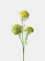 Faux large Ammi lace flower yellow main