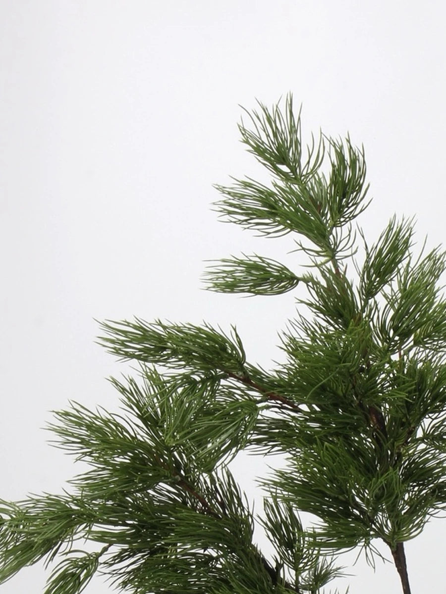 Close-up of faux pine needles