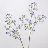 Purple faux flowering branch 88 cm