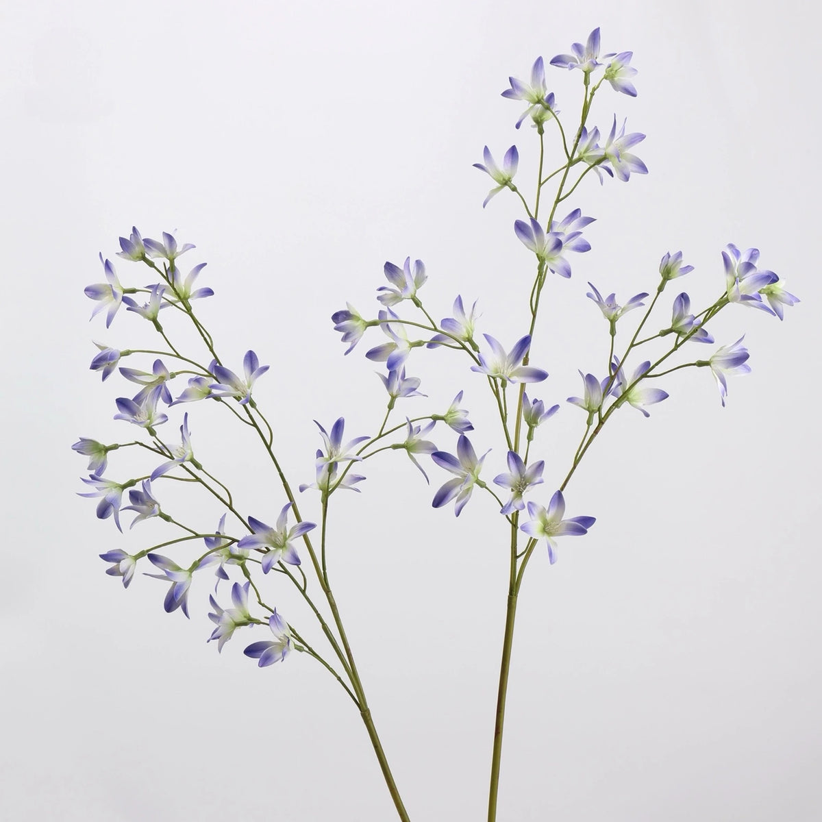 Purple faux flowering branch 88 cm