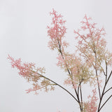 Pink faux smoke bush foliage detail